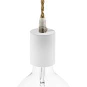 Creative Cables - Kit douille E27 en bois Blanc - Blanc
