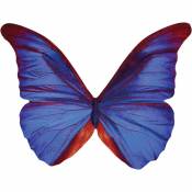 Déco relief adhésive - papillons 3D indigo - Bleu