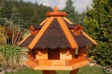Deko-Shop-Hannusch Nichoir à oiseaux en bois traité avec bardeaux en asphalte