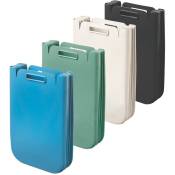 Guzzini - Lot de 4 conteneurs multi-usages pliables de 25 litres chacun (100 litres au total), en plastique recyclé, 45x30 cm, en couleur.