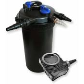 Helloshop26 - Kit de filtration bassin à pression 30000 litres stérilisateur uvc 18 watts pompe 487