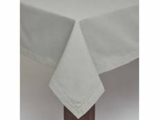 Homescapes nappe de table ronde en coton unie gris - 178 cm KT1556D