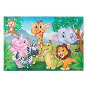 J&kids - Tapis multicolore polyester pour enfant Fun Multicolore 160x230 - Multicolore