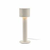 Lampe de table Clara 01 / Grès - Ø 12 x H 39 cm - Serax blanc en céramique