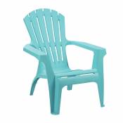 Lot de 2 fauteuils empilables - Turquoise - 75 x 86 x 86 cm
