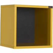 Mobilier Deco - mindy - Etagère cube murale - jaune - Jaune
