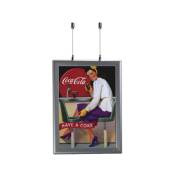 M&t Displays - Cadre clic clac double face Snap Frame
