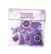 PRODUIT DE PROVENCE-- Trio DE Bourse DE Lavande DE Provence- Couleur Theme LUBERON Violet