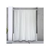 Spirella - Barre tringle pour rideau de douche ou baignoire extensible sans perçage en Alu surprise 75-125cm Blanc Blanc