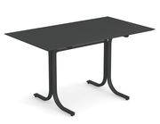Table rectangulaire System / 80 x 140 cm - Emu gris en métal