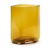 Vase en verre jaune Silex 27 cm - Serax