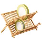 Zeller - Sèche-vaisselle en bambou, égouttoir - 2