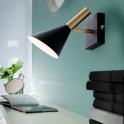 Applique design or noir spot spot salon salle à manger éclairage liseuse orientable