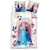 Aymax - Parure de lit réversible Disney La Reine des Neiges - Anna et Elsa - 140 cm x 200 cm