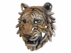 Crâne déco hwc-h41, trophée de tête en polyrésine, intérieur/extérieur - tête de tigre 35cm