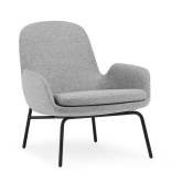 Era Lounge Chair Low Black Steel - Normann Copenhagen