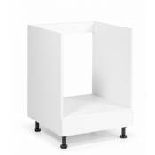 Iperbriko - Caisse de four en bois mélaminé blanc h.82x60x59