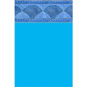 Liner Piscine 75/100 Bleu foncé frise Keops 5.00 x