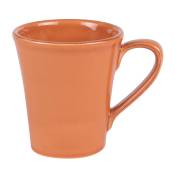 Lot de 2 mugs toscane 40 cl ocre orange en faïence
