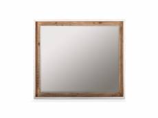Miroir bois blanc 110x110x95cm - décoration d'autrefois