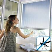 Moustiquaire de fenêtre en alu blanc Protek 160 x