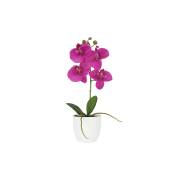 Orchidée artificielle fuchsia 35cm