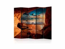 Paravent 5 volets - cave: beach ii [room dividers]