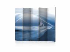 Paravent 5 volets - lonely sail drifting ii [room dividers]