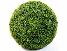 Plante artificielle haute gamme spécial extérieur / buis boule gr artificiel - dim : h.48 x d.48 cm