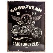 Plaque métallique Good Year Motorcycle