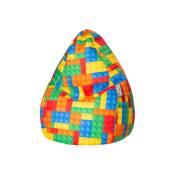 Sitting Point - Pouf Bricks l - Multicolore