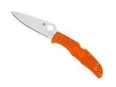 Spyderco - c10fpor - couteau spyderco endura 4 orange