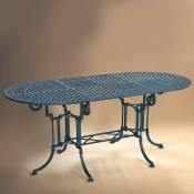 Table de jardin en métal teide 180 ovale aluminium