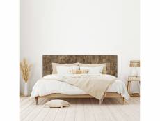 Tête de lit mauro 200 cm, imitation bois, mdf avec