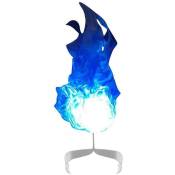 Tlily - Accessoires Uniques de Boule de Feu Flottante Lumineuse d' pour les LumièRes de DéCoration de FêTe de Cosplay DéCorations de FêTe d', Bleu