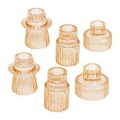 Tlily - Bougeoirs Lot de 6, Bougeoirs pour Chandeliers