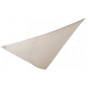 Toile ombrage triangle 5x5x5m Beige
