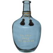 Vase Dame Jeanne Gypsy - verre - H31 cm Atmosphera créateur d'intérieur - Gris