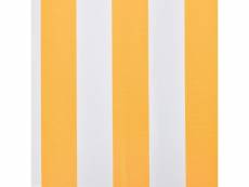 Vidaxl toile d'auvent orange et blanc 450x300 cm 143706
