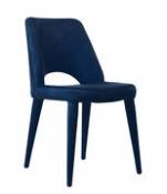 Chaise rembourrée Holy / Velours - Pols Potten bleu en tissu