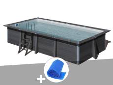 Kit piscine composite Gré Avant-Garde rectangulaire 6,06 x 3,26 x 1,24 m + Bâche à bulles