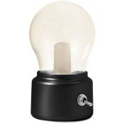 Lampe portable rechargeable - Vintage Noir - abs, Cristal