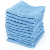 Lot de serviettes invité alpha 12 pièces 30x30 cm - Bleu ciel