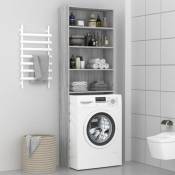 Prolenta Premium - Maison du'Monde - Meuble pour machine à laver Sonoma gris