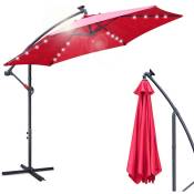 Swanew - Parasol 300 cm - parasol jardin mit led, parasol