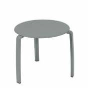 Table d'appoint Alizé / Ø 48 cm - Métal - Fermob gris en métal