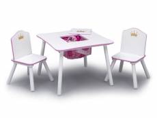 Table et deux chaises princesse delta children