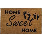 Tapis coco 'Home Sweet Home' - 50x80 cm - Naturelle