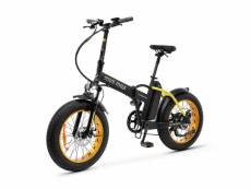 Vélo électrique pliable argento minimax jaune moteur