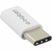 Adaptateur BIGBEN CONNECTED ADAPTATEUR MICRO USB/USB C BLANC